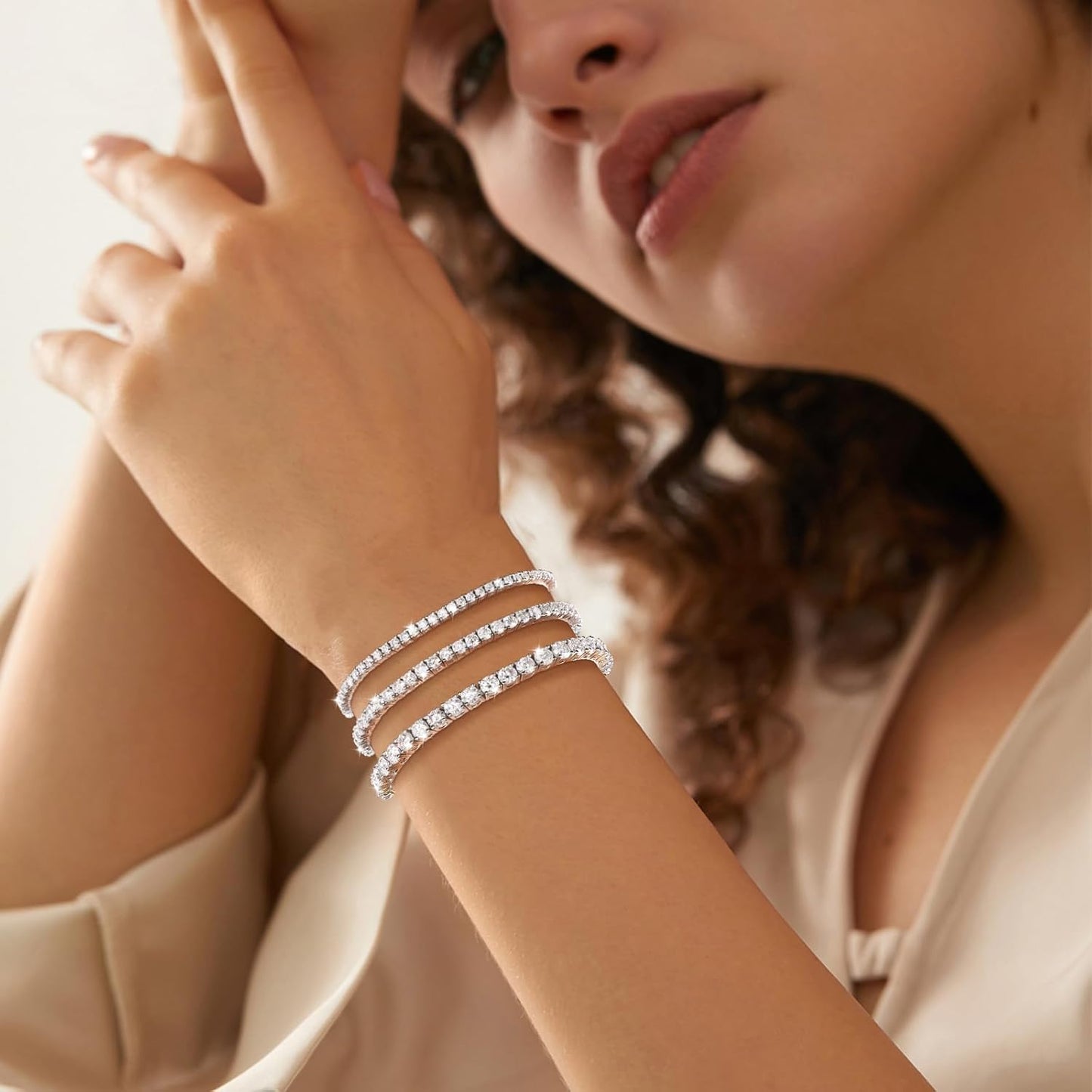 Moissanite Tennis Bracelet