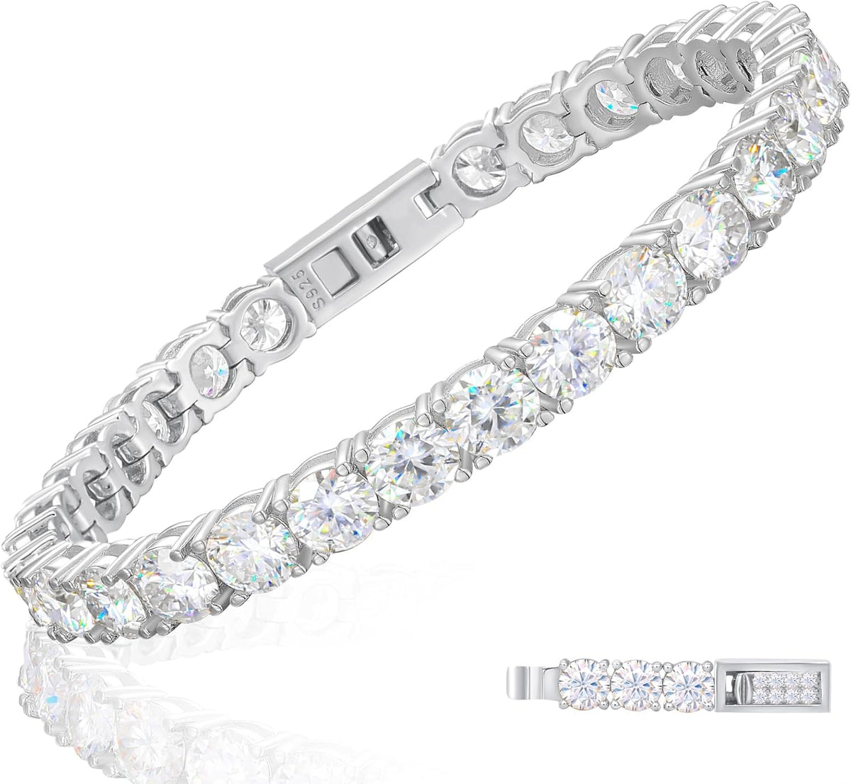 Moissanite Tennis Bracelet
