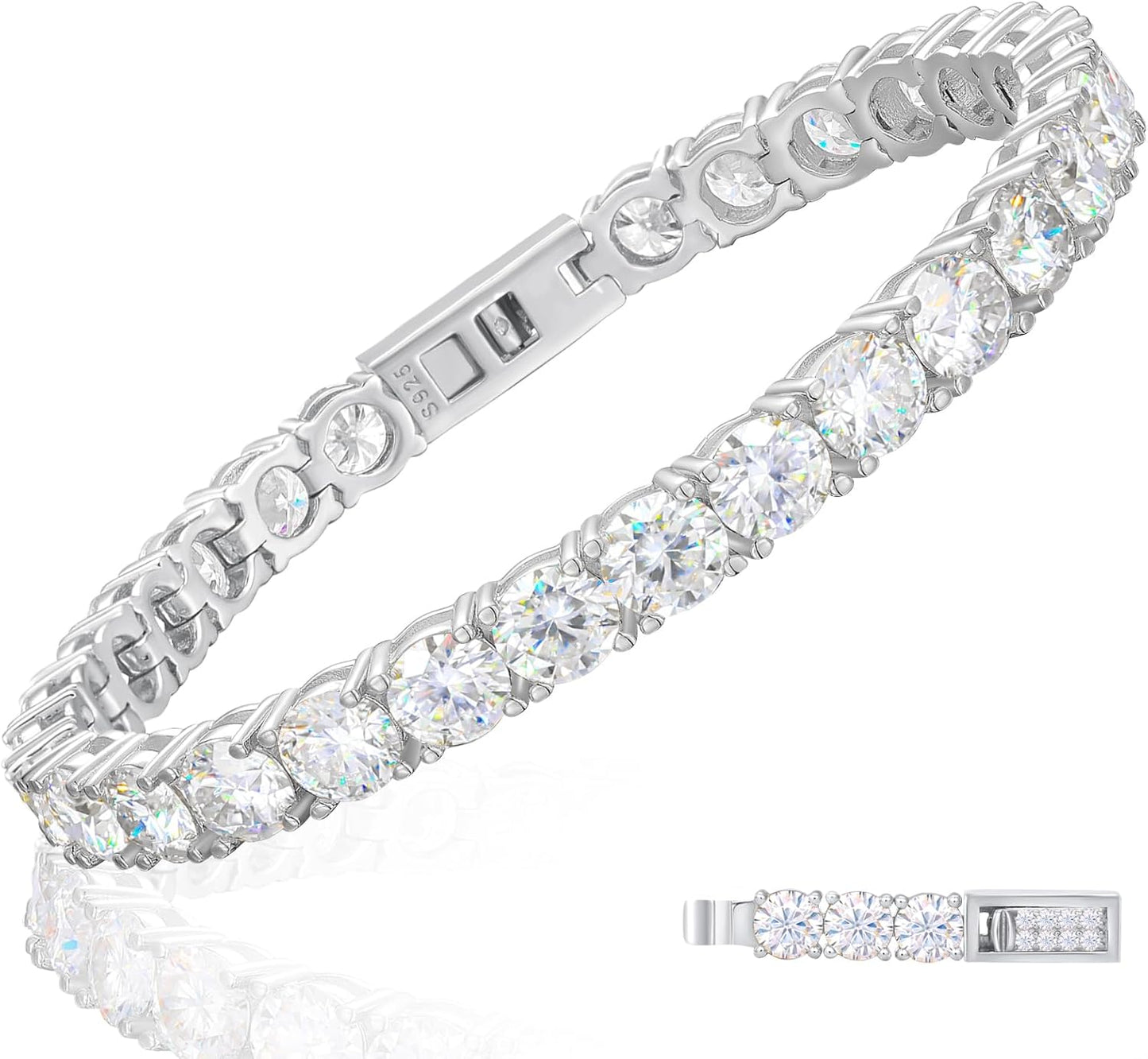 Moissanite Tennis Bracelet