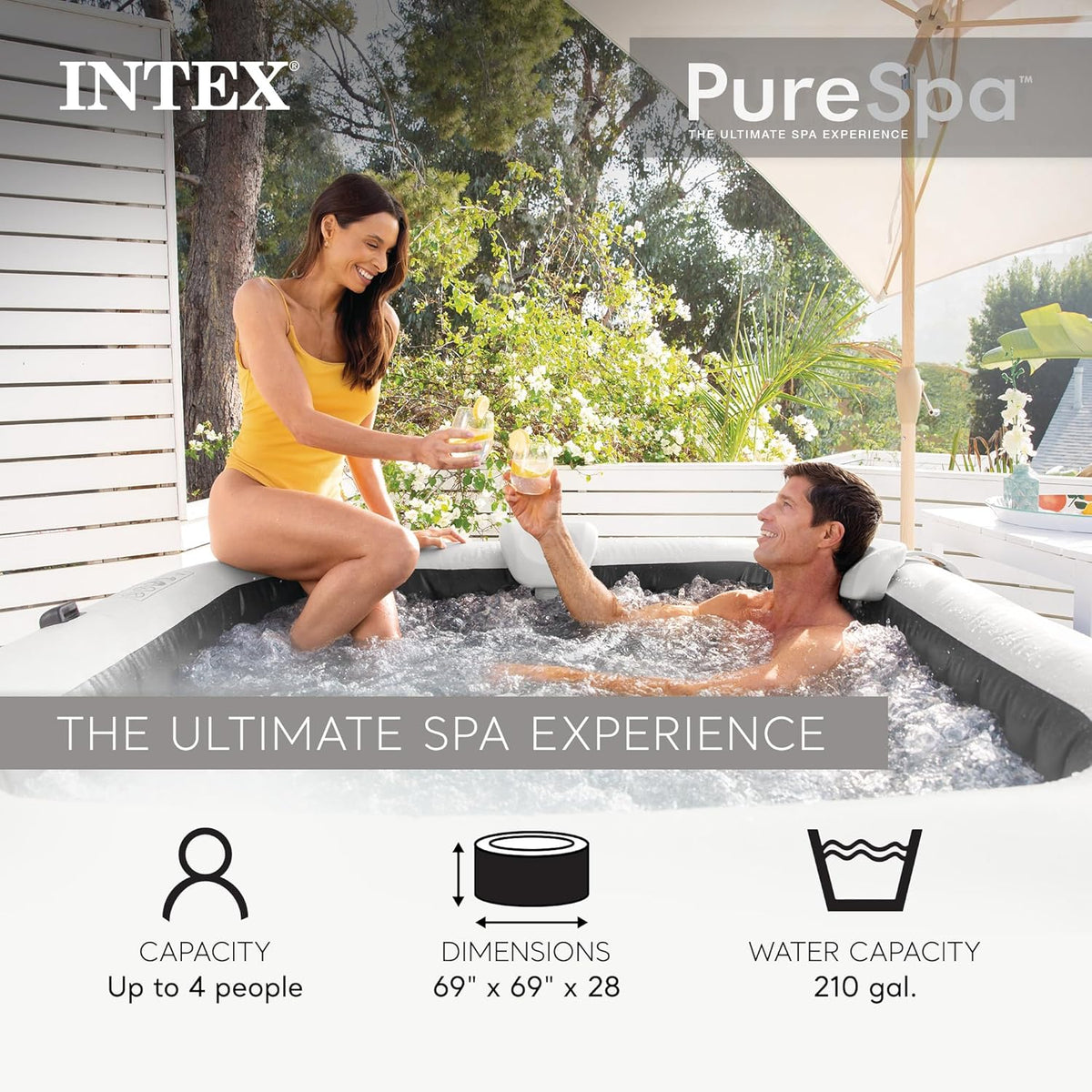 INTEX Deluxe 6-Person Smart Hot Tub