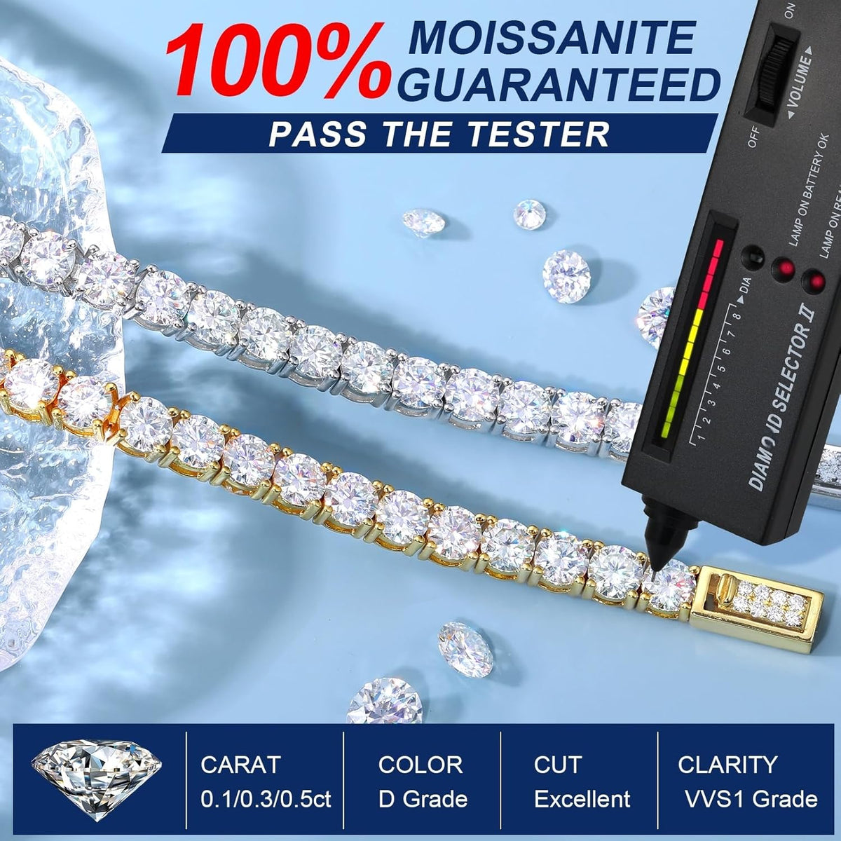 Moissanite Tennis Bracelet