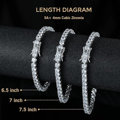Moissanite Tennis Bracelet