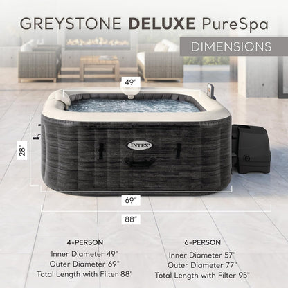 INTEX Deluxe 6-Person Smart Hot Tub